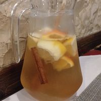 White wine sangria at Restaurante Moinho de Maré in Almada