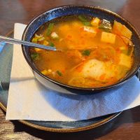 Kimchi soup  at Ha Long - Klanovice in Prague