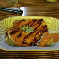 Grilled taro rice cake at Le vie di Taipei - 台北街頭  in Milan