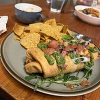 Chimichanga   at Living Sky Café in Saskatoon