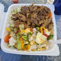 chick-un-plate, ginger flavor at Teif's Pacific Island Grill in San Diego