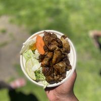 Ginger chicken bowl  at Teif's Pacific Island Grill in San Diego