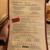 Vegan menu! Ask the hostess for one  at Molly's in Memphis