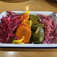 pickles!  at Bluto's in Portland