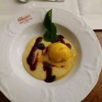 Zitronenpolenta at Die Weinstube Nachhaltig Geniessen in Zeltingen