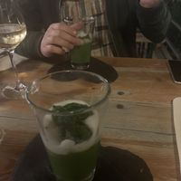 2nd course - Spinach soupe at Die Weinstube Nachhaltig Geniessen in Zeltingen