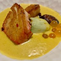 Seven-course surprise menu February 11, 2026 €92: Second intermediate dish at Die Weinstube Nachhaltig Geniessen in Zeltingen