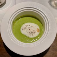 Seven-course surprise menu February 11, 2026 €92: Soup at Die Weinstube Nachhaltig Geniessen in Zeltingen