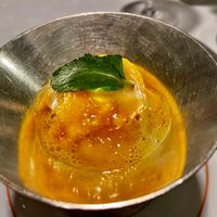 Seven-course surprise menu February 11, 2026 €92: Sorbet at Die Weinstube Nachhaltig Geniessen in Zeltingen