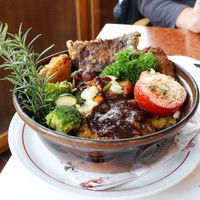 Rustical food at Die Weinstube Nachhaltig Geniessen in Zeltingen
