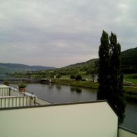 View from hotel balcony! at Die Weinstube Nachhaltig Geniessen in Zeltingen