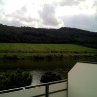 View from room on balcony! at Die Weinstube Nachhaltig Geniessen in Zeltingen