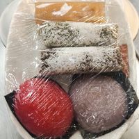 Assorted vegan kueh, available on weekends at Happy Hawkers Vegetarian - Maybe closed in East Singapore