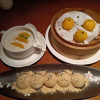 Three desserts. at Qing Chun By Perma in Shanghai