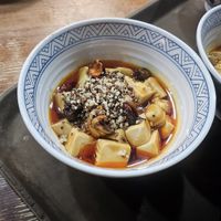Mapo tofu with quinoa at Qing Chun By Perma in Shanghai