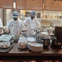 Open kitchen at Qing Chun By Perma in Shanghai