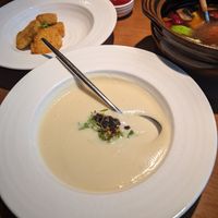 Mashed potatoes with truffle at Qing Chun By Perma in Shanghai