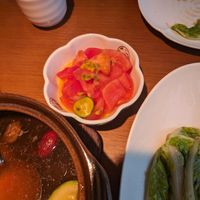 Tomato and passion fruit at Qing Chun By Perma in Shanghai