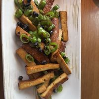 Bean curd with fermented soy beans and pepperrs  at Qing Chun By Perma in Shanghai