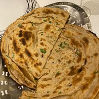 Tandoori parantha at Saffron Indian Kitchen in Praia Da Luz