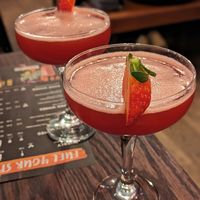 Strawberry daiquiri at Banana Tree in Bath