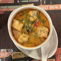 Singapore laksa soup (starter)  at Banana Tree in Bath