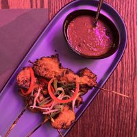 Vegan Satay Skewers  at Banana Tree in Bath