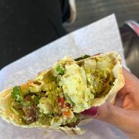 Sriracha falafel  at IAD - Extreme Pita - Concourse A in Dulles
