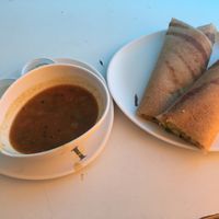 Masala Dosa 100baht at Cha Cha's South Indian Vegetarian in Bangkok