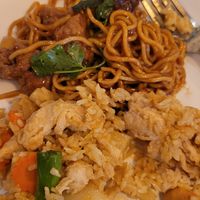 Pineapple Rice with Soy Chicken and Rice Noodle with Soy Beef at Rice Street in Bell Gardens
