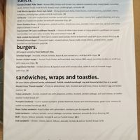 Menu at Cafe Mocha in Bateau Bay