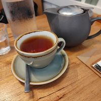 Peppermint tea at Cafe Mocha in Bateau Bay