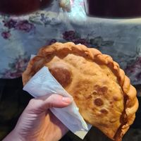 Empanada vegana at Empanadas Galapagueñas Milenita in Puerto Ayora