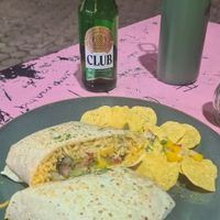 Vegan burrito (not on menu) at Los Tacos - Maybe closed in Puerto Ayora