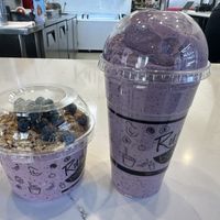 Power bowl and power bowl smoothie!   at Rush Bowls in Colorado Springs