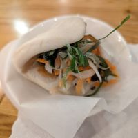 Mao Bao appetizer, appears to come as two Bao, a little bit spicy (medium spice) and has some good crunch. at Asian Bowl in Milpitas