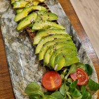 Avocado toast at Natury in Barcelona