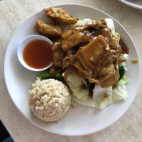 Super delicious! I never knew jackfruit could be so good at Pepper Tree Veggie Cuisine in Houston