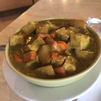 Curry tofu  at Pepper Tree Veggie Cuisine in Houston