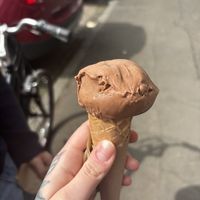 A scoop of bacio  at La Gelatessa in Glasgow