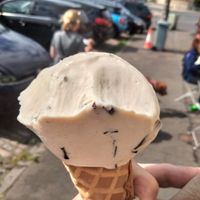 Banana stracciato at La Gelatessa in Glasgow