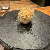 Green onion   at veggie tempo & sushi in Tokyo