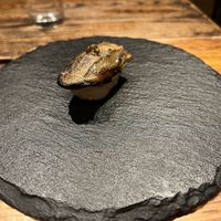 Eggplant sushi  at veggie tempo & sushi in Tokyo