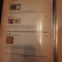 Speisekarte at Byblos in Mallorca
