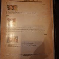 Speisekarte at Byblos in Mallorca