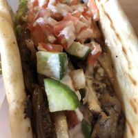 Mushroom taco  at That Family Feeling in Irvington