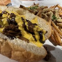 philly with truffle fries  at The Joint in Colorado Springs