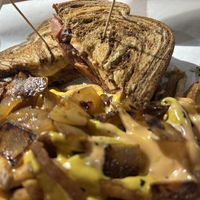 reuben with no animal fries  at The Joint in Colorado Springs