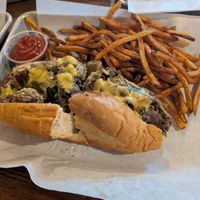 Philly with regular fries at The Joint in Colorado Springs