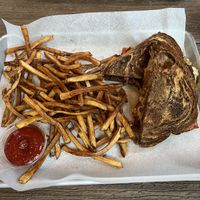 The Reuben & the Philly with plantains  at The Joint in Colorado Springs